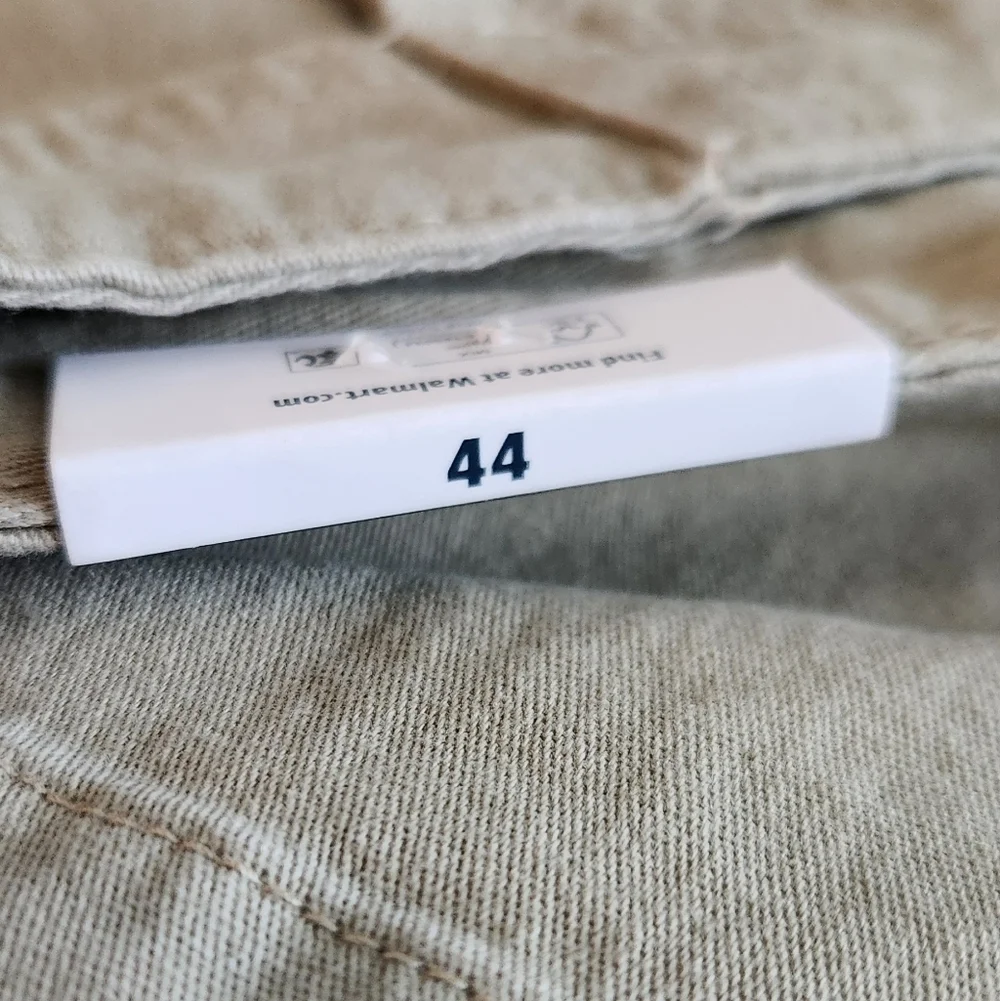 🩳George Men’s Tan Shorts, Size 44, 9" Inseam, NWT Casual comfort / classic look - Picture 11 of 13